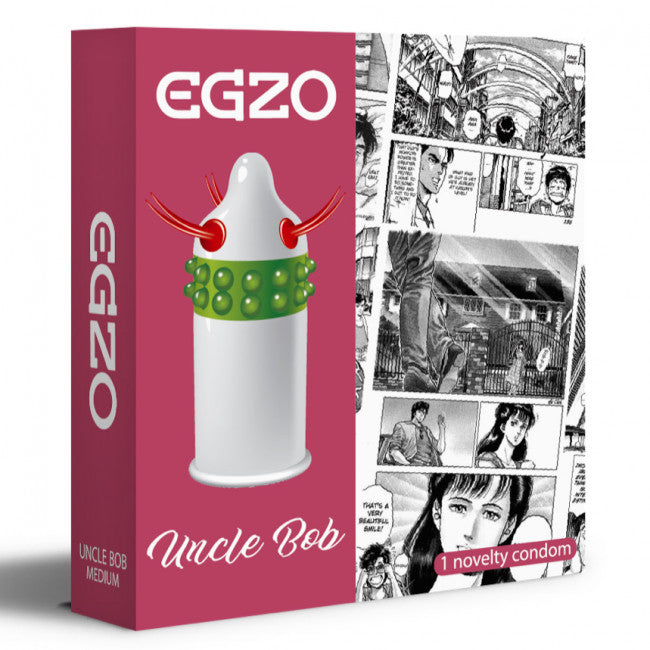 Egzo Uncle Bob Stimulating Condom 1 pc