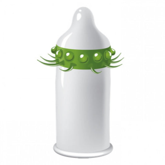 Egzo Bee's Knees Stimulating Condom 1 pc