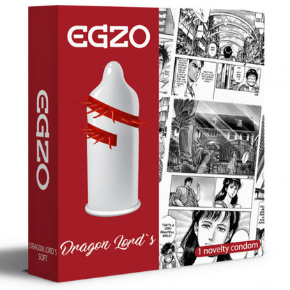 Egzo Dragon Lord Stimulating Condom 1 pc