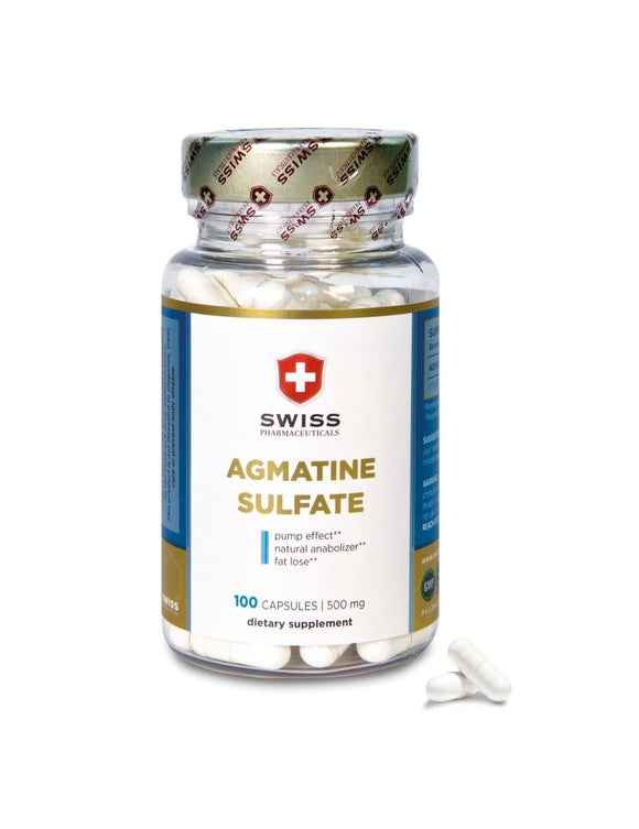 Swiss Agmatine Sulfate 100 capsules