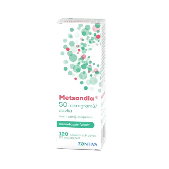 Metsandia 50 mcg nasal spray 120 doses, 16g