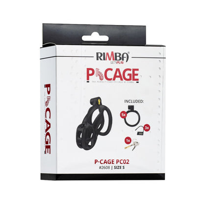 Rimba P-Cage PC02 Penis Cage Size S Black