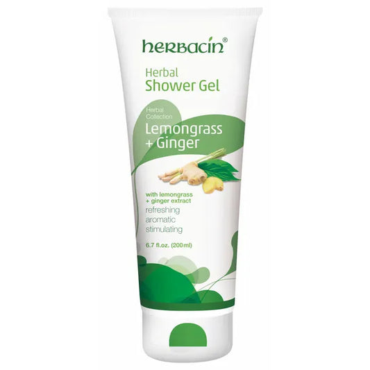 Herbacin Lemongrass + Ginger herbal shower gel 200 ml