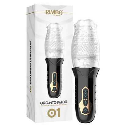 Rimba Toys Orgastobator 01 Male Masturbator Black & Transparent