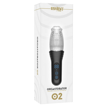 Rimba Toys Orgastobator 02 Male Masturbator Black & Transparent