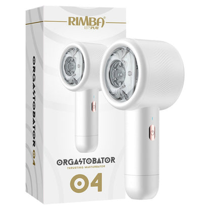 Rimba Toys Orgastobator 04 Male Masturbator White