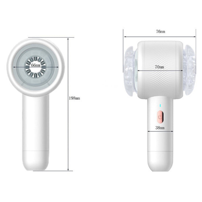 Rimba Toys Orgastobator 04 Male Masturbator White