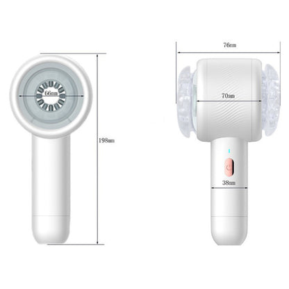 Rimba Toys Orgastobator 04 Male Masturbator White