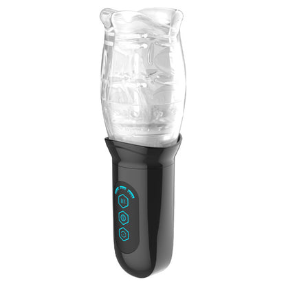 Rimba Toys Orgastobator 05 Male Masturbator Black & Transparent