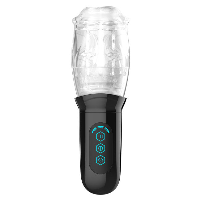 Rimba Toys Orgastobator 05 Male Masturbator Black & Transparent