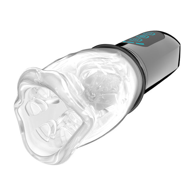 Rimba Toys Orgastobator 05 Male Masturbator Black & Transparent