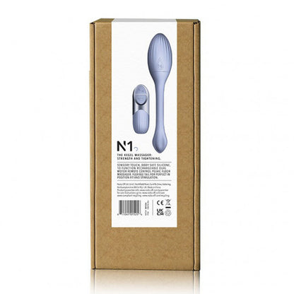 Niya N1 Vibrating Kegel Massager with Remote Control Light Blue