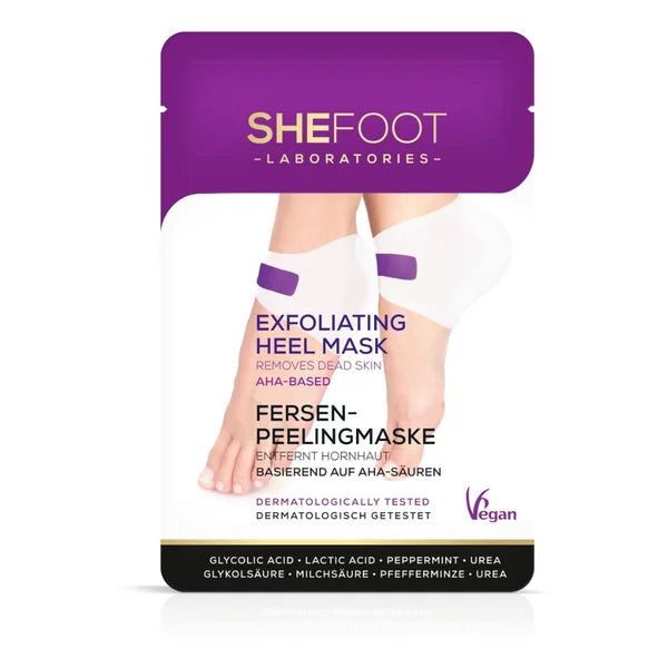 SheFoot Exfoliating Heel Mask AHA-Based 1 pair