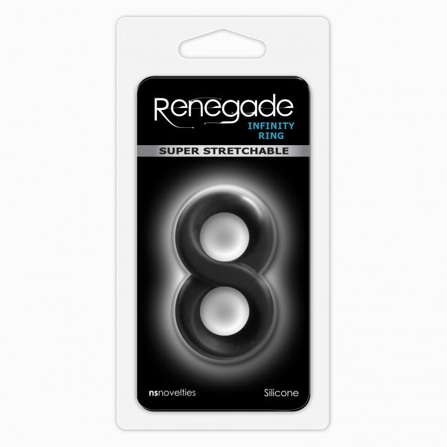 NS Novelties Renegade Infinity Ring Black