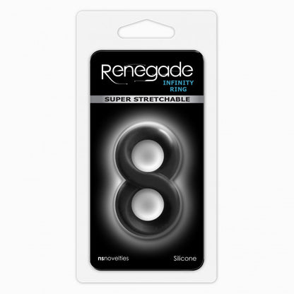 NS Novelties Renegade Infinity Ring Black