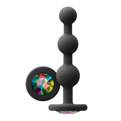 NS Novelties Glams Ripple Rainbow Gem Black