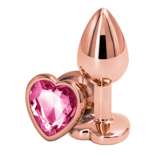 NS Novelties Rear Assets Rose Gold Heart S Pink