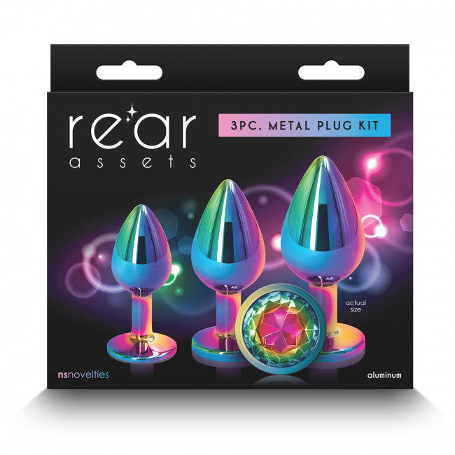 NS Novelties Rear Assets Trainer Kit Multicolor Rainbow