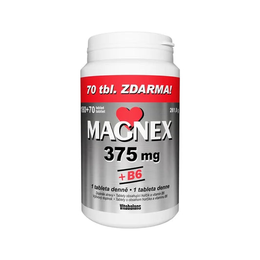 Vitabalans Magnex 375 mg + B6 - 250 tablets