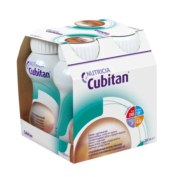 Cubitan with chocolate flavor 4x200 ml