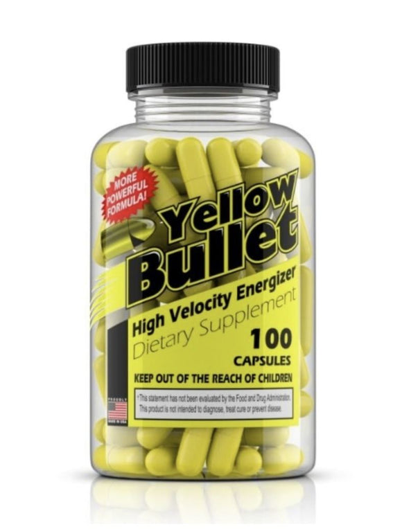 Hard Rock Yellow Bullet Ephedra 100 caps
