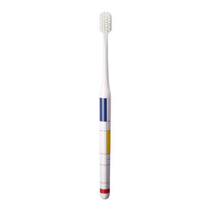 MONTCAROTTE Toothbrush Abstraction Brush Collection Mondrian