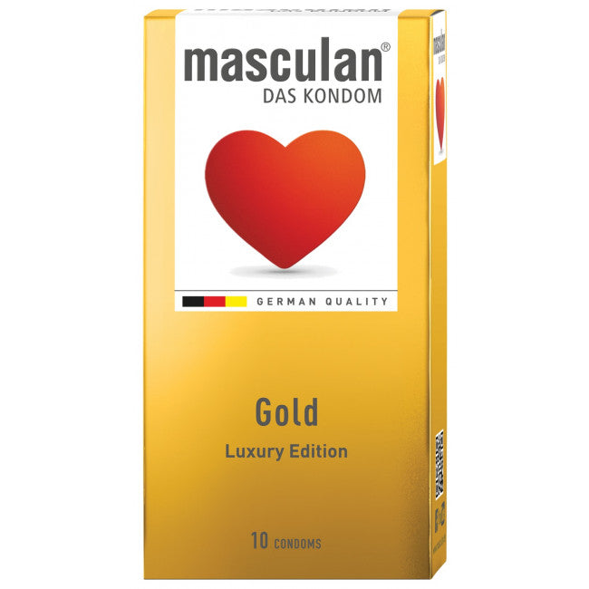 Masculan Gold Luxury Edition Condoms 10 pcs – My Dr. XM