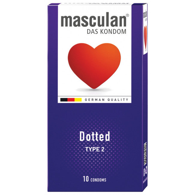 Masculan Dotted Type 2 Condoms 10 pcs