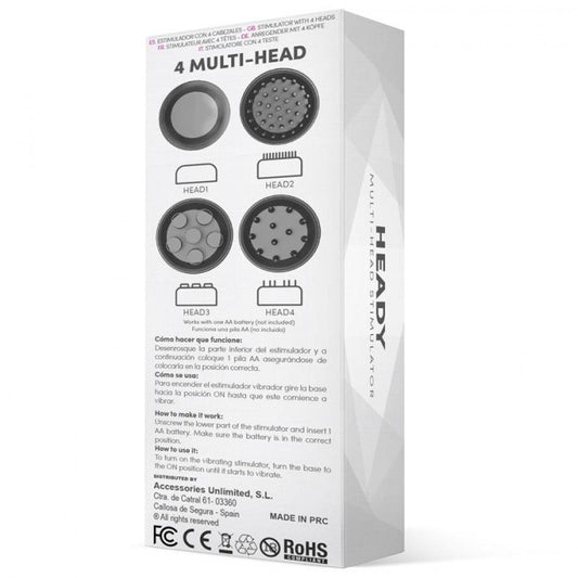 LateToBed Heady Stimulator Multi-Head Black