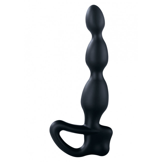 Mystim Big Bend-It Silicone Bi-Polar Plug Black