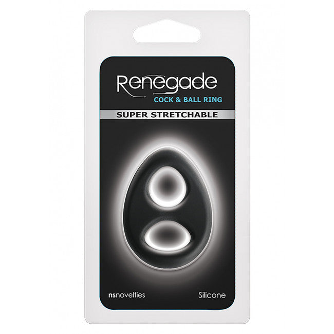 NS Novelties Renagade Romeo Soft Ring Black