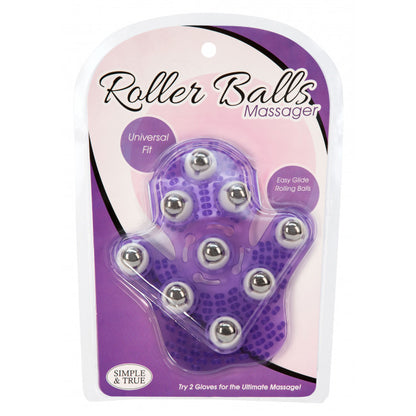 Simple & True Roller Balls Massager Purple