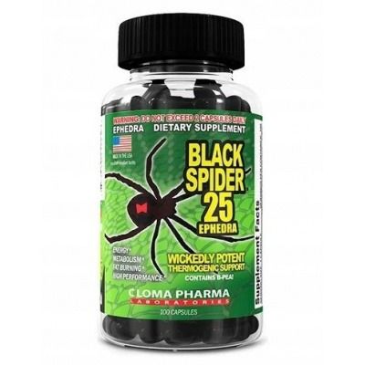 Cloma Pharma Black Spider 25, 100 caps