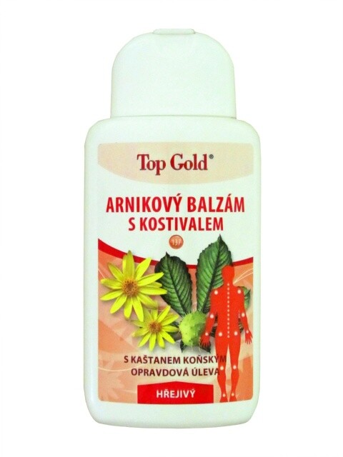 TOP GOLD Arnica balm with comfrey-warm 200 ml