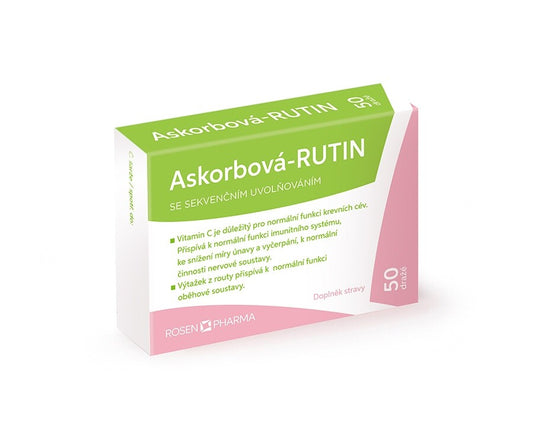 Rosen Ascorbova RUTIN 50 dragee
