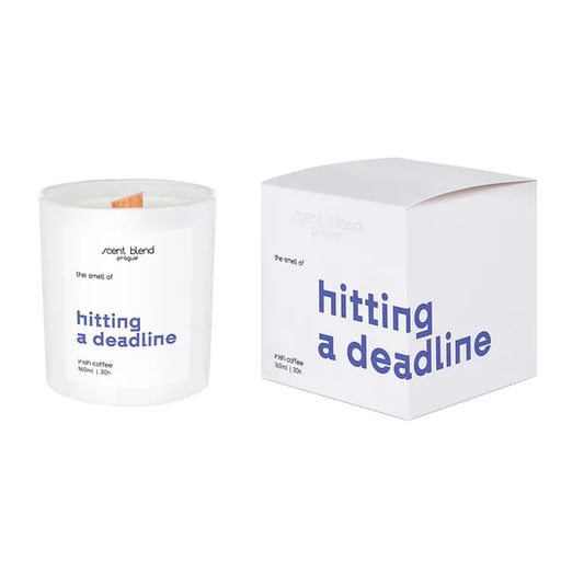 Scent Blend Candle Hitting and Deadline scent 160 ml