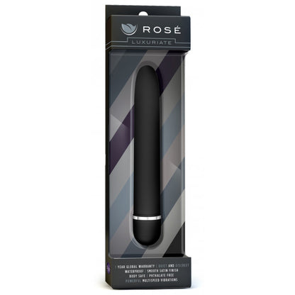 Blush Rose Luxuriate Black Vibrator