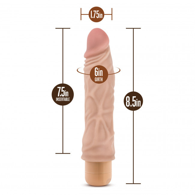 Blush Dr. Skin Cock Vibe 10 Flesh