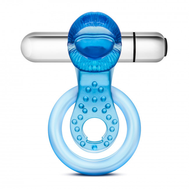 Blush Stay Hard Vibrating Tongue Ring Blue My Dr. XM Blush Stay Hard Vibrating Tongue Ring Blue My Dr. XM