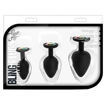 Blush Luxe Bling Plugs Training Kit Black