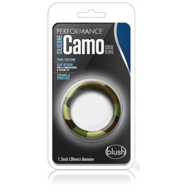 Blush Performance Silicone Camo Cock Ring