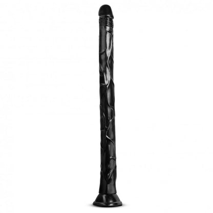 Blush Jet Black Mamba 19 Inch Long Dildo Black