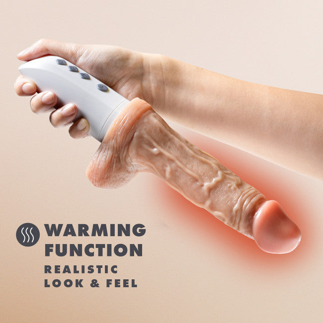 Blush Dr. Skin Silicone Dr. Hammer 7 Inch Thrusting Dildo with Handle My Dr. XM Blush Dr. Skin Silicone Dr. Hammer 7 Inch Thrusting Dildo with Handle My Dr. XM
