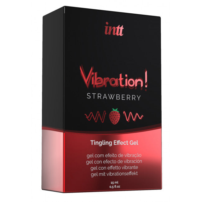 intt Vibration! Strawberry Tingling Gel 15ml
