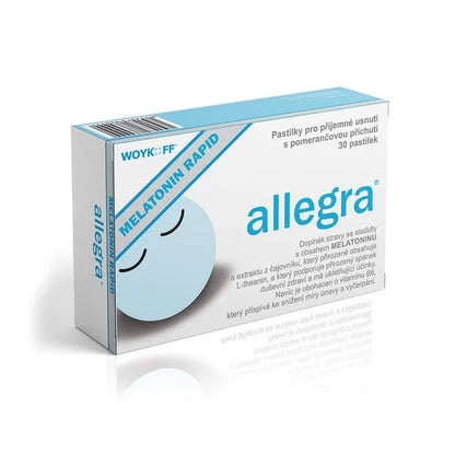 WOYKOFF Melatonin Allegra Rapid 3 mg 30 pastilles