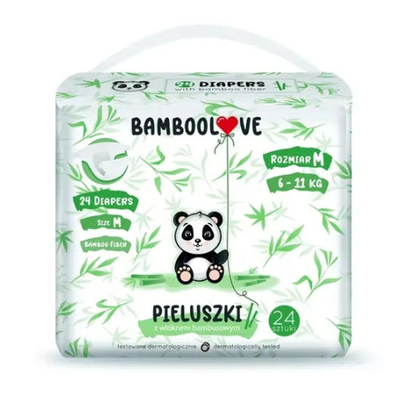 Bamboolove Lovely Pants Disposable diapers size M 6-11 kg 24 pcs