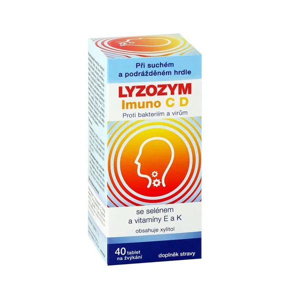 LYZOZYM Immuno CD with selenium and vitamins E and K 40 chewable tablets