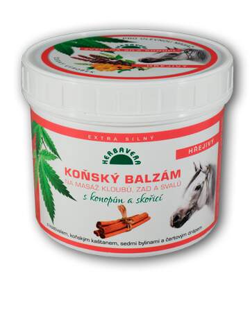 HERBAVERA Horse balm hemp-cinnamon 500ml