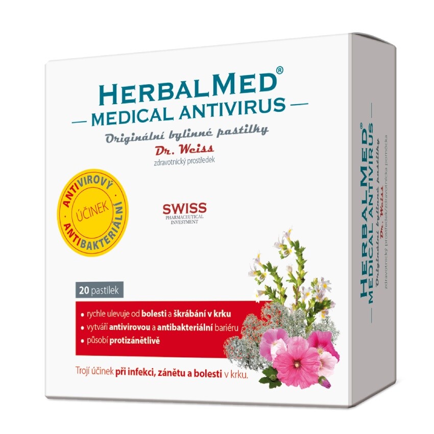 Dr. Weiss HERBALMED Medical Antivirus 20 lozenges