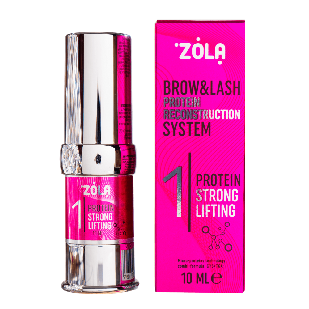 ZOLA permanent eyelash and eyebrow lamination №1 Protein strong lifting, 10 ml